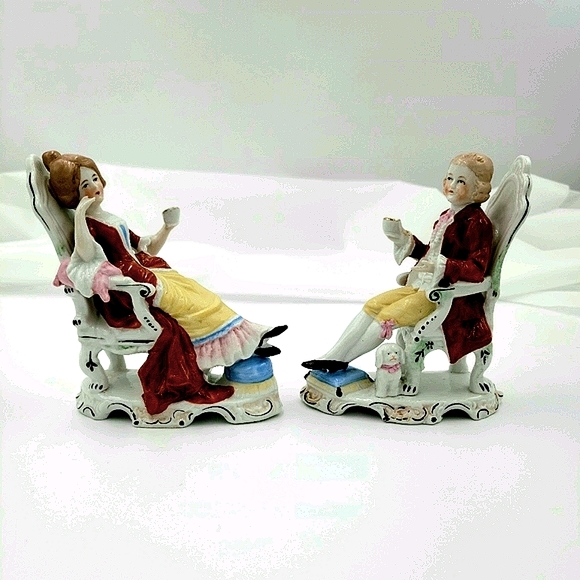 1880's Antique German Porcelain Figurines - Picture 16 of 16